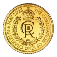 2023 Gold 0.1 oz King Charles III Coronation Bullion Coin - Pre-Owned