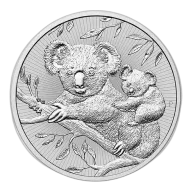 2 oz Australian Perth Mint Silver Koala Mother & Baby
