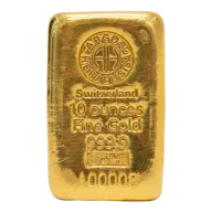 10 oz Argor-Heraeus Cast Gold Bar