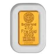 2.5g Gold Bar | Argor-Heraeus