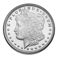 1/4 OZ SILVER ROUND MORGAN