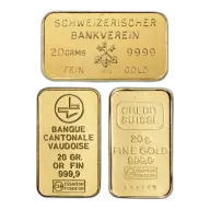 20 Gram Gold Bar - Varied Mints