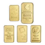 10 Gram Gold Bar - Varied Mints