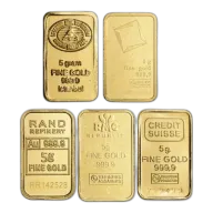 5 Gram Gold Bar - Varied Mints