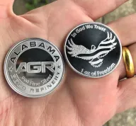 1 oz .999 Silver AGR Freedom Rounds
