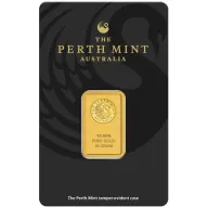 10g Perth Mint Kangaroo Gold Minted Bar