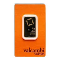 20 Gram Valcambi Suisse Gold Bar