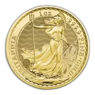 Pre-Owned UK King Charles III Britannia 1oz Gold Coin - Carded - Mixed Dates