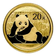 Pre-Owned Chinese Panda 1/20oz Gold Coin - Mixed Dates