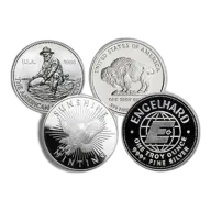 1 Oz Silver Round - Secondary Market (Random Brand)