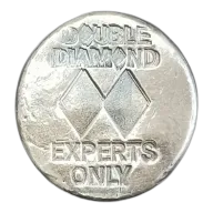 1oz Silver Button Bullion Experts Only | Double Diamond