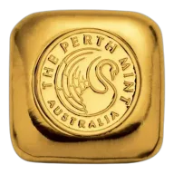 1oz Perth Mint 99.99% Gold Cast Bar