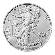 2025 1 oz American Silver Eagle Coin BU