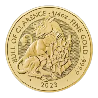 Pre-Owned 1/4 oz Tudor Beasts Gold Coin