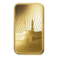 1oz PAMP Gold Bar - Ka 'Bah. Mecca