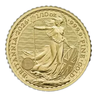 Britannia 2026 1/10oz Gold Bullion Coin