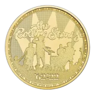Pre-Owned 2022 UK The Rolling Stones Music Legends 1oz Gold Coin