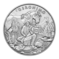 Pre-Owned Pinehurst Legendary Warriors: Geronimo 1oz Silver Round