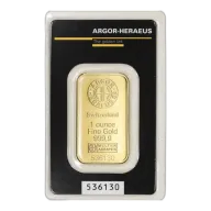 1 OZ GOLD BAR ARGOR-HERAEUS