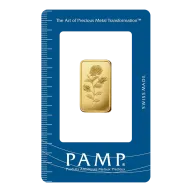 10 Gram GOLD BAR PAMP ROSA