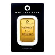 1 OZ GOLD BAR RAND REFINERY