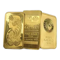 10 OZ GOLD BAR LBMA ELIG.