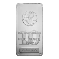 10 OZ SILVER BAR WALKING LIBERTY