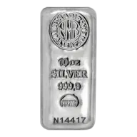 10 OZ SILVER BAR NADIR