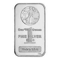 1 OZ SILVER BAR WALKING LIBERTY