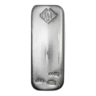 100 OZ SILVER BAR JOHNSON MATTHEY