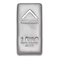ARGENTIA Silver Bar 1 Kilo - Poured