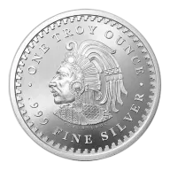 One Ounce Silver Aztec Calendar Round includes capsule