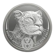 Big Five 2023 Silver One Ounce Leopard BU - Series 2