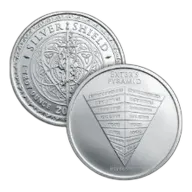 1 oz Exter's Pyramid BU Silver Round 2026