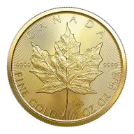 1 oz Canadian Gold Maple Leaf Uncirculated - Random Year