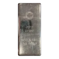 100 oz Silver Bar