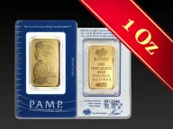 1 oz Fortuna Gold Bar