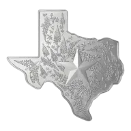 5 oz Texas Mint Silver Shaped Bar (New)