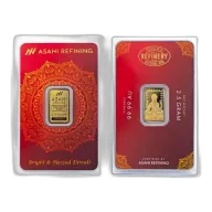 2.5 Gram Diwali Lakshmi Gold Bar - Asahi Refining