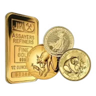1/2 oz Gold Bar/Coin (Circulated) - Assorted Brands
