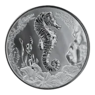 1 oz Samoa Seahorse Silver Coin