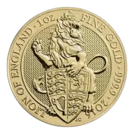 2016 1oz The Queen's Beasts, The Lion of England Gold Coin