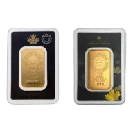 1 oz Gold Bar (Inc. Assay Card)(Old/New Style) (Circulated) - Royal Canadian Mint