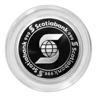 5 oz Silver Round (Circulated) (In Capsule) - Scotiabank