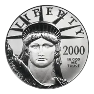 2000 Platinum American Eagle One Ounce
