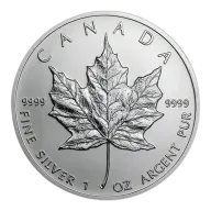 1 oz Random Year Silver Maple (Circulated) - Royal Canadian Mint