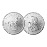 South African Silver Krugerrand 1 oz Coin - Uncirculated