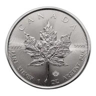 1 Ounce Silver Canadian Maple