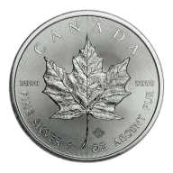 1 oz Canadian Silver Maple Leaf (Common Date)
