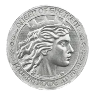 Boudicca Britain's Warrior Queen 1oz Silver Round